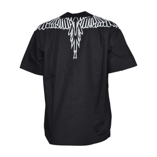 26SS 마르셀로 불론 셔츠 S6CMMASI009 110 Black - MARCELO BURLON