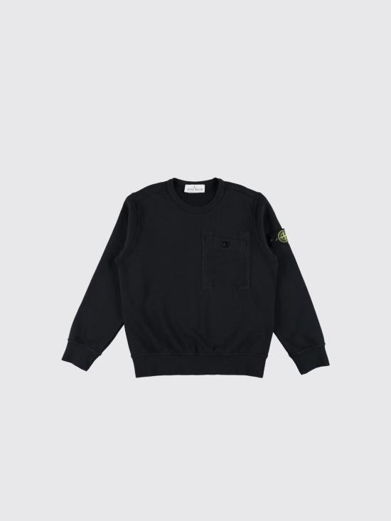 26SS [키즈] 스톤 아일랜드 풀오버 6100017S0040 V0029 Black