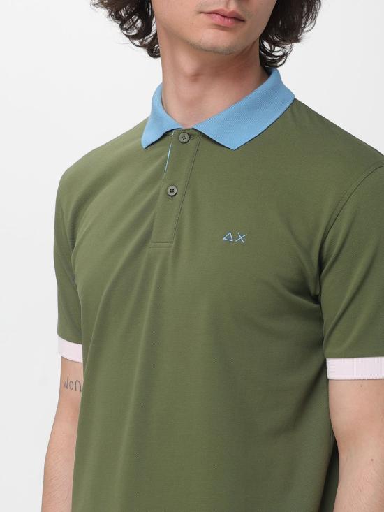 26SS 썬 68 폴로 티셔츠 A36116 37 Green - SUN 68
