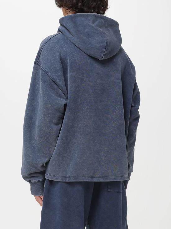 26SS 오프화이트 후드 티셔츠 44MBB12MS26F003 0401 Blue - OFF WHITE