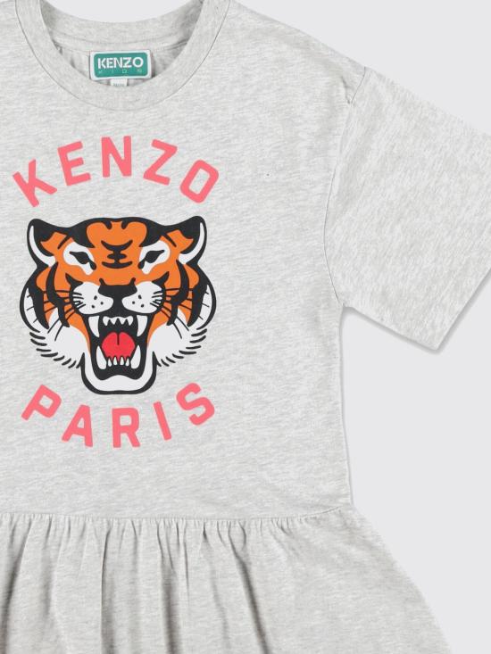 26SS [키즈] 겐조 원피스 K61792 A16 Grey - KENZO