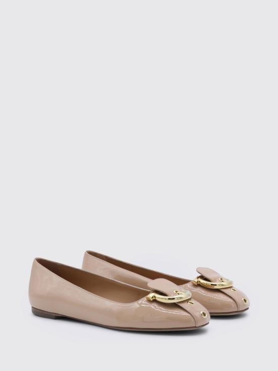 26SS 살바토레 페라가모 플랫 슈즈 01K989 790253 003 Biscuit - SALVATORE FERRAGAMO