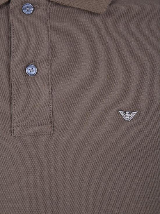 26SS 엠포리오 아르마니 폴로 티셔츠 EM005239AF10497 U6200 Brown - EMPORIO ARMANI