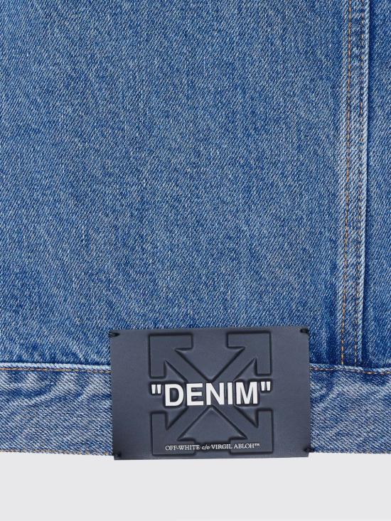 26SS 오프화이트 데님 자켓 OMYE09QS26DEN002 4000 Blue - OFF WHITE
