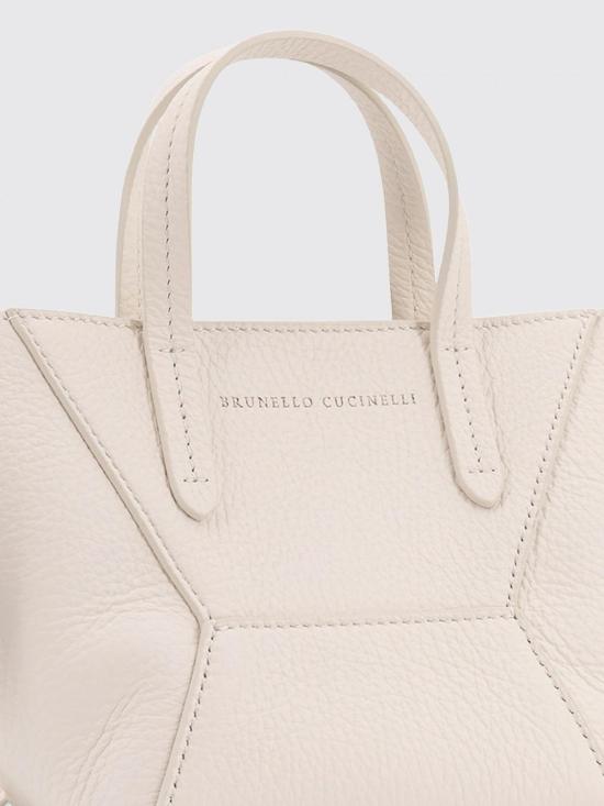 26SS 브루넬로 쿠치넬리 토트백 MBDKD2675 C4295 White - BRUNELLO CUCINELLI