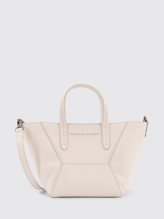 26SS 브루넬로 쿠치넬리 토트백 MBDKD2675 C4295 White