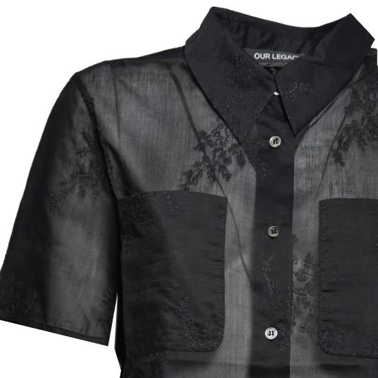 26SS 아워레가시 X-레이 셔츠 W2262XNB NOIRBLOOM Black - OUR LEGACY