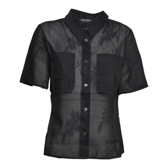 26SS 아워레가시 X-레이 셔츠 W2262XNB NOIRBLOOM Black