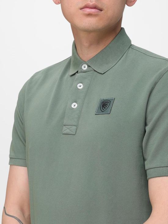 26SS 블라우어 폴로 티셔츠 26SBLUT02290006803 60F Green - BLAUER