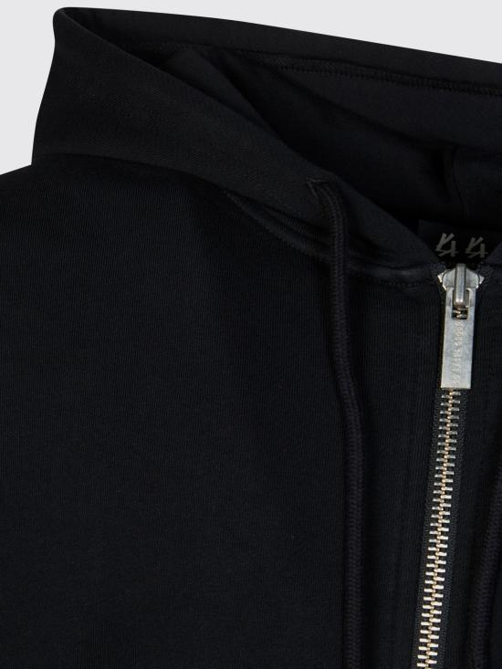 26SS 44레이블 후드 티셔츠 B0030577F583 P396 Black - 44 LABEL