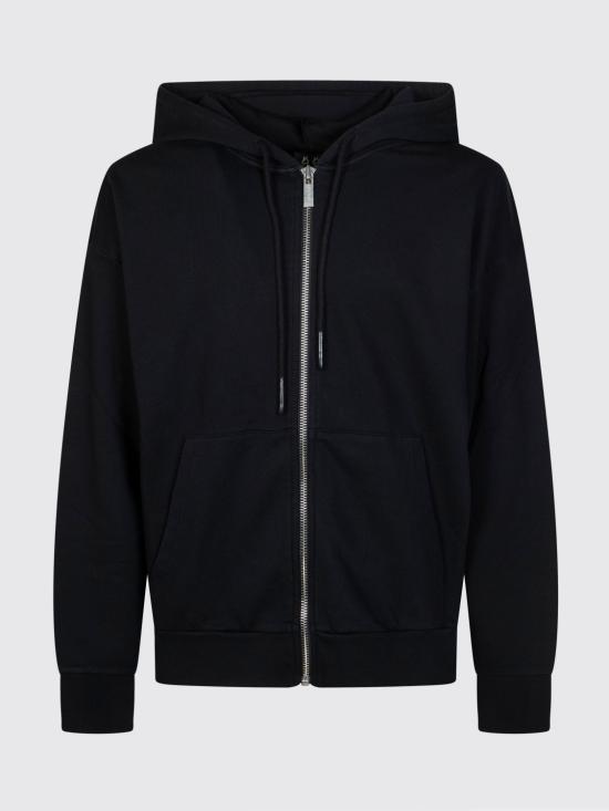 26SS 44레이블 후드 티셔츠 B0030577F583 P396 Black - 44 LABEL