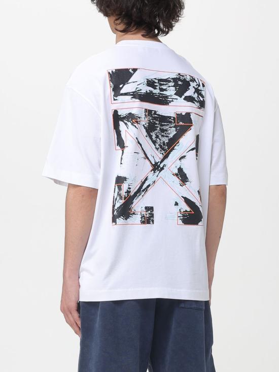 26SS 오프화이트 반팔 티셔츠 44MAA027S26J002 0001 Black - OFF WHITE