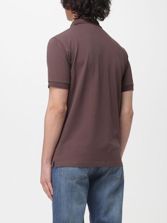 26SS 썬 68 폴로 티셔츠 A36115 08 Brown - SUN 68