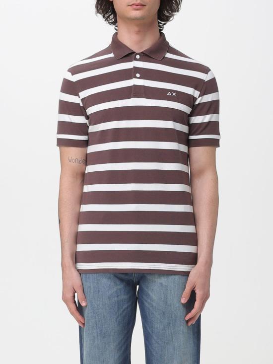 26SS 썬 68 폴로 티셔츠 A36128 0831 Brown