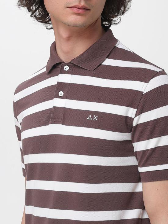 26SS 썬 68 폴로 티셔츠 A36128 0831 Brown - SUN 68