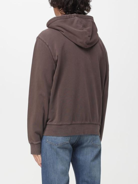 26SS 썬 68 후드 티셔츠 F36121 08 Brown - SUN 68