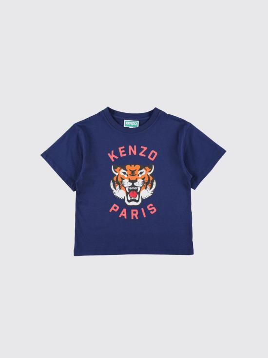 26SS [키즈] 겐조 티셔츠 K61676 84N Blue