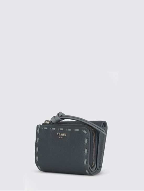 26SS 펜디 지갑 8M0499AURN F1VFI Gnawed Blue - FENDI