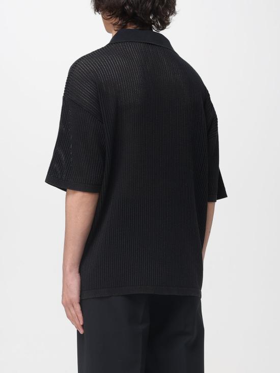 26SS 에뛰드스튜디오 폴로 티셔츠 E26MMKNI680 96 Black - ETUDES