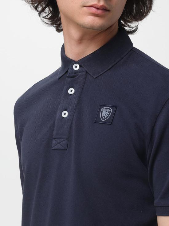 26SS 블라우어 폴로 티셔츠 26SBLUT02290006803 888 Blue - BLAUER