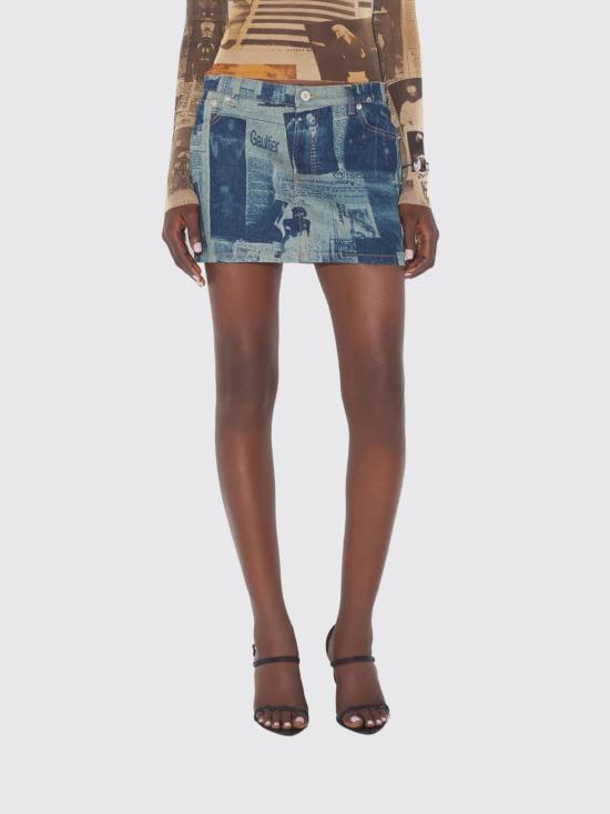 26SS 장 폴 고티에 스커트 SK037D02755 68 Denim