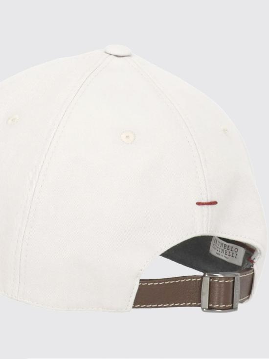 26SS 브루넬로 쿠치넬리 로고 자수 베이스볼 캡 M252D9850 CEV88 Red - BRUNELLO CUCINELLI