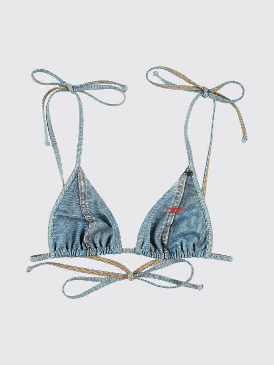 26SS 디젤 원피스 수영복 A187490BNCW E6866 Gnawed Blue - DIESEL