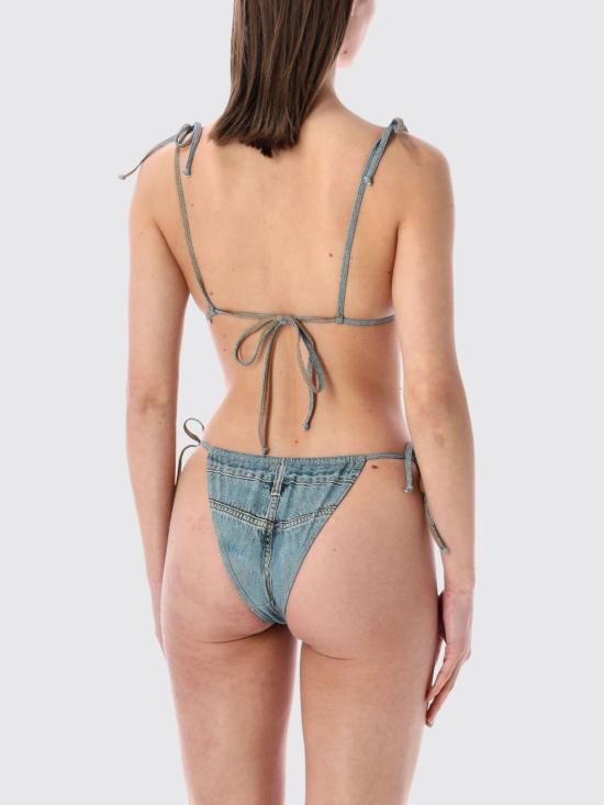 26SS 디젤 원피스 수영복 A187490BNCW E6866 Gnawed Blue - DIESEL