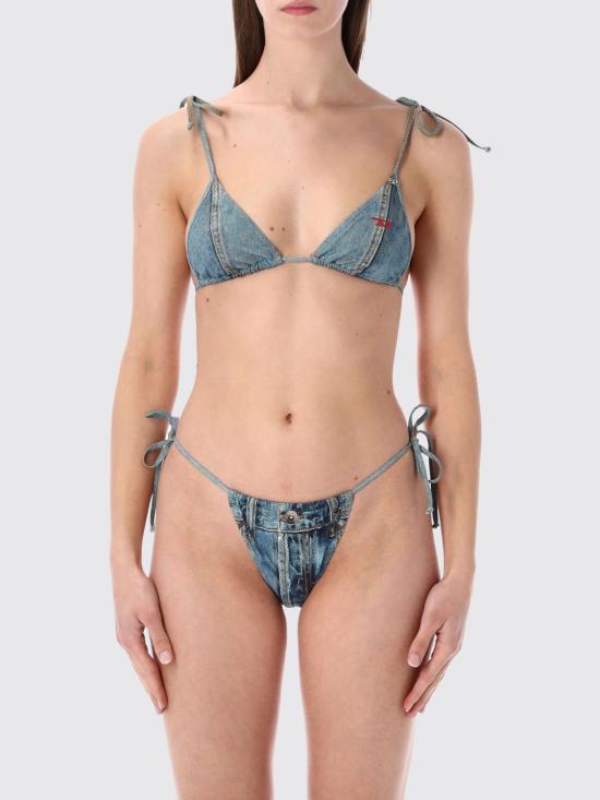 26SS 디젤 원피스 수영복 A187490BNCW E6866 Gnawed Blue