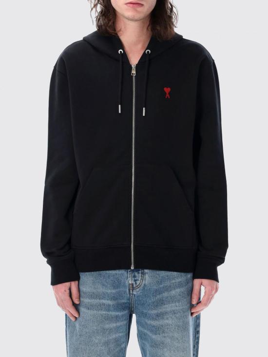 26SS 아미 후드 티셔츠 BFUSW435730 001 Black