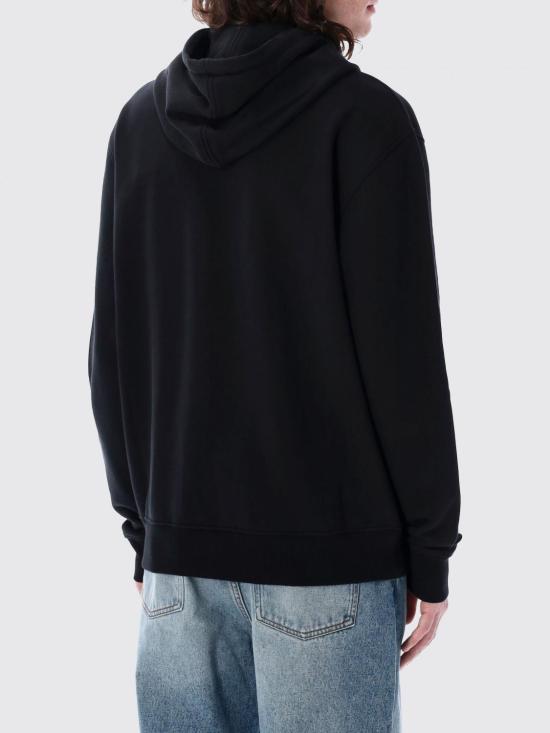 26SS 아미 후드 티셔츠 BFUSW435730 001 Black - AMI