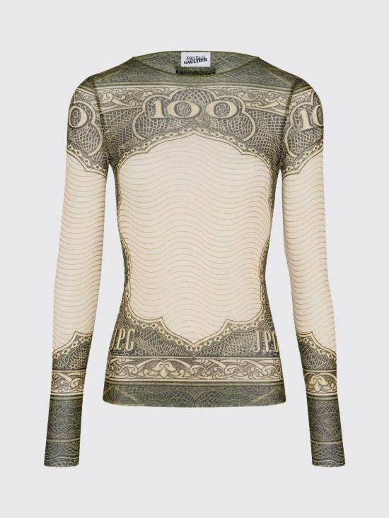 26SS 장 폴 고티에 긴팔 티셔츠 TO451M023P400300 15 Green - JEAN PAUL GAULTIER