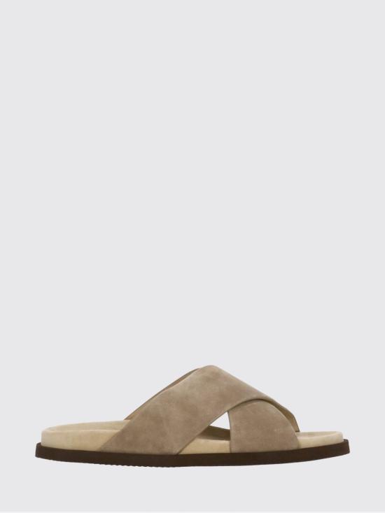 26SS 브루넬로 쿠치넬리 샌들 MZUSOLY327 CVQ06 Brown