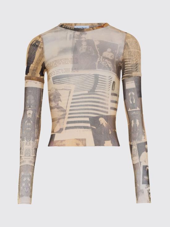 26SS 장 폴 고티에 탑 TO416M013P0308 30 Beige - JEAN PAUL GAULTIER