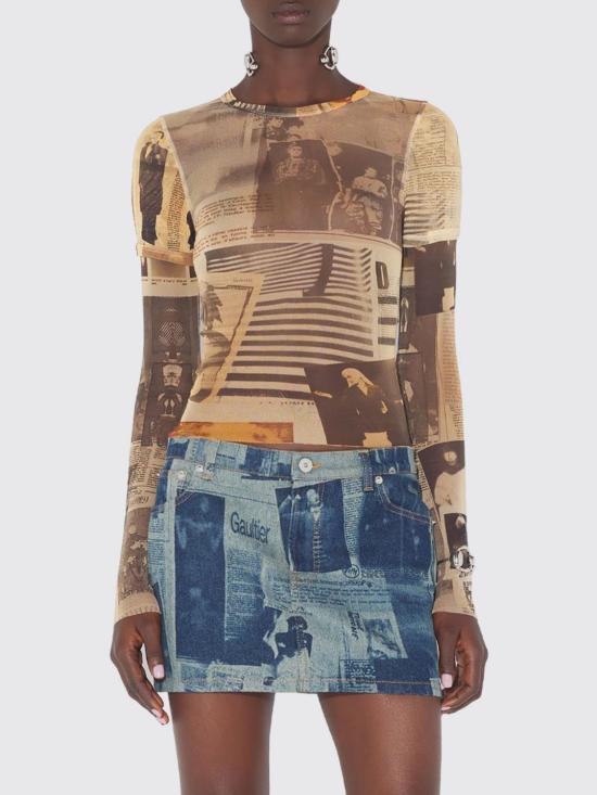 26SS 장 폴 고티에 탑 TO416M013P0308 30 Beige