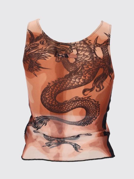 26SS 장 폴 고티에 탑 TO457M026P6360 00 Brown - JEAN PAUL GAULTIER