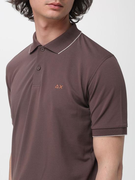 26SS 썬 68 폴로 티셔츠 A36111 08 Cocoa - SUN 68