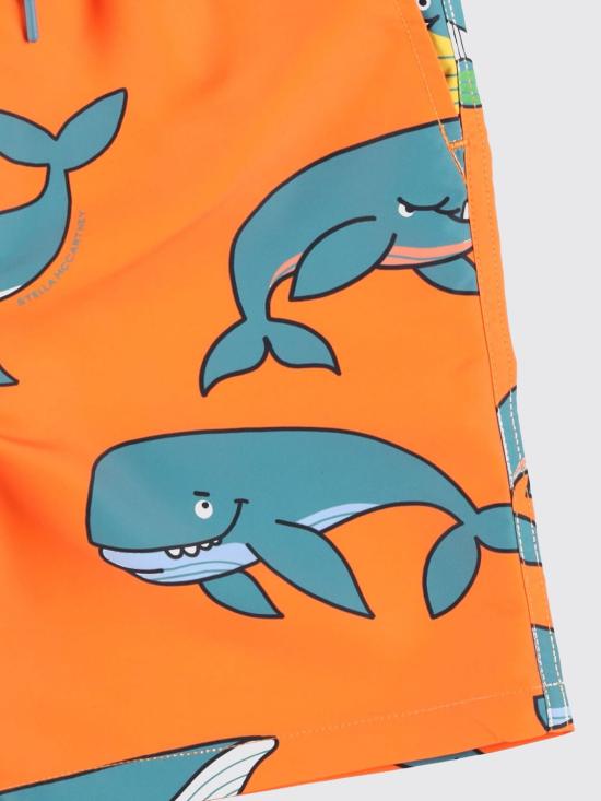 26SS [키즈] 스텔라 맥카트니 스윔팬츠 TYCP89Z3526 490MC Orange - STELLA MCCARTNEY