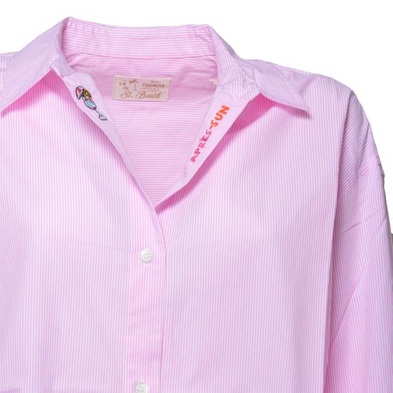 26SS 세인트바쓰 블라우스 CYS0001 00703L21EMB Pink - MC2 SAINT BARTH