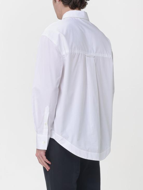 26SS 아미 긴팔 셔츠 USH808CO0063 100 White - AMI