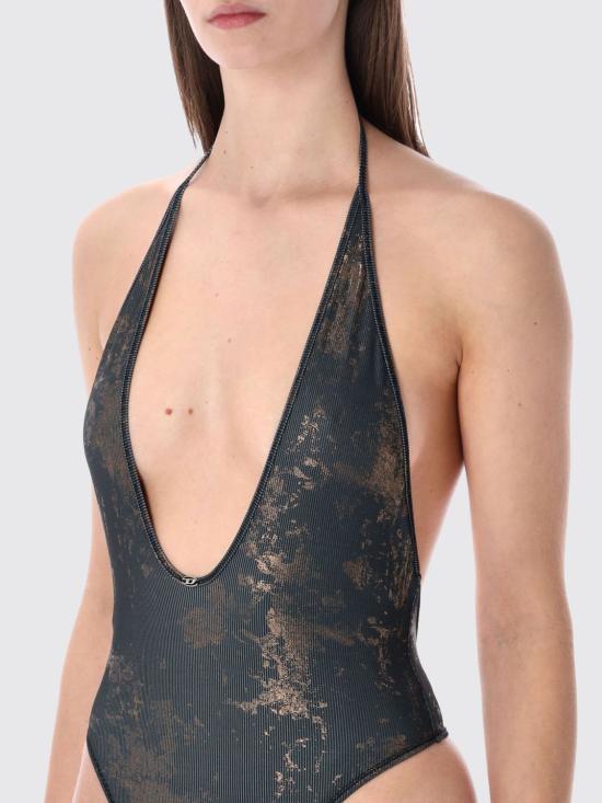 26SS 디젤 원피스 수영복 A204170WEBC 900A Black - DIESEL