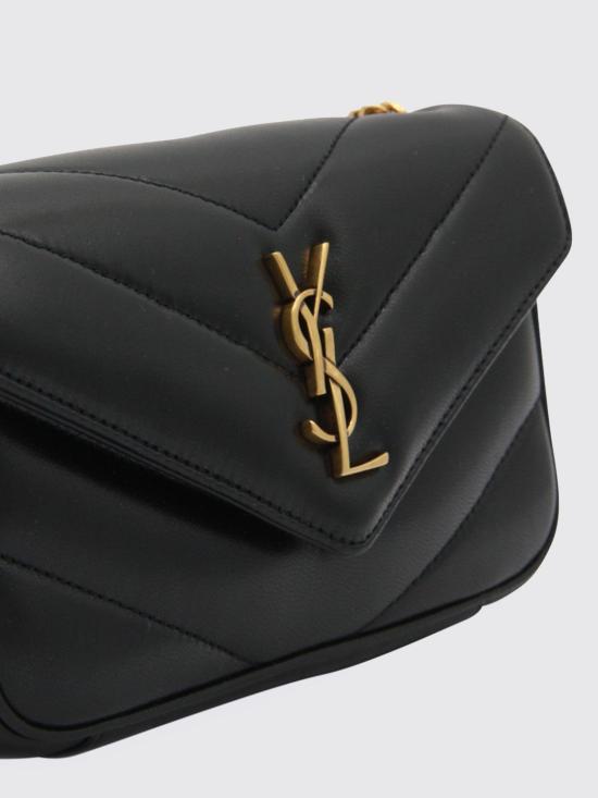 26SS 생로랑 루루 미니 램스킨 821749AAEAX 1000 Black - SAINT LAURENT