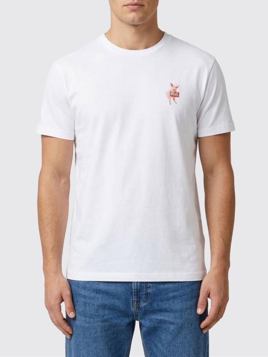 26SS 디젤 반팔 티셔츠 A220050PLAT 100 White