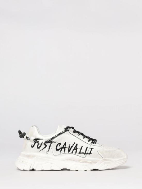 26SS 저스트까발리 스니커즈 80QA3SH1ZPC21 003 White