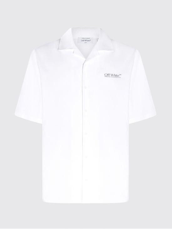 26SS 오프화이트 셔츠 OMGG01FS26FAB006 1000 White - OFF WHITE