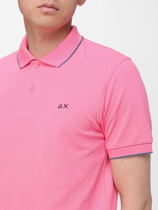26SS 썬 68 폴로 티셔츠 A36111 20 Fuchsia - SUN 68