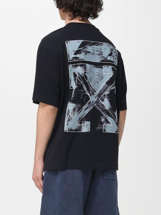 26SS 오프화이트 반팔 티셔츠 44MAA120S26J00J 1000 Black - OFF WHITE