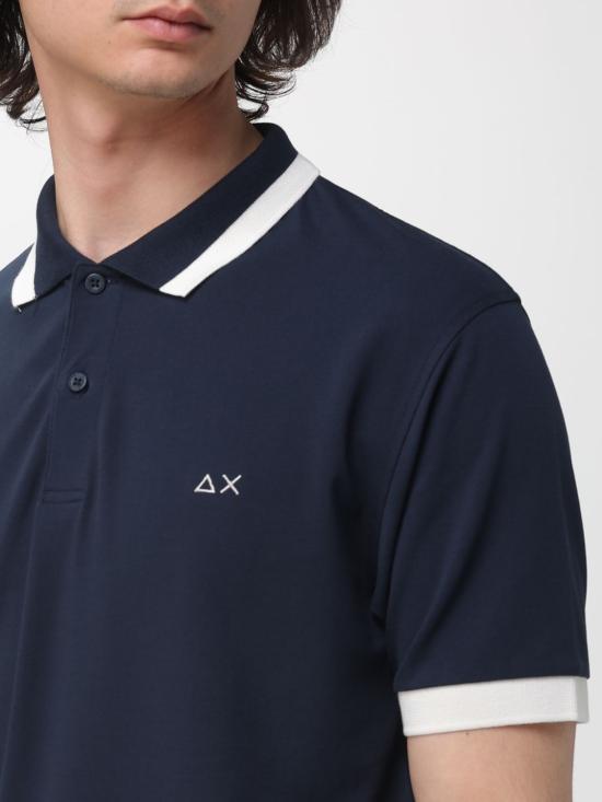 26SS 썬 68 폴로 티셔츠 A36112 07 Navy - SUN 68