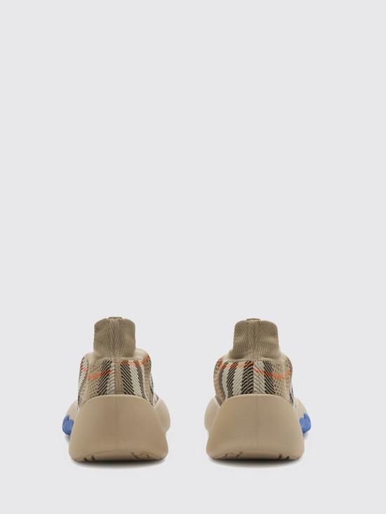 26SS 버버리 체크 니트 넵튠 스니커즈 8099320 Sand - BURBERRY