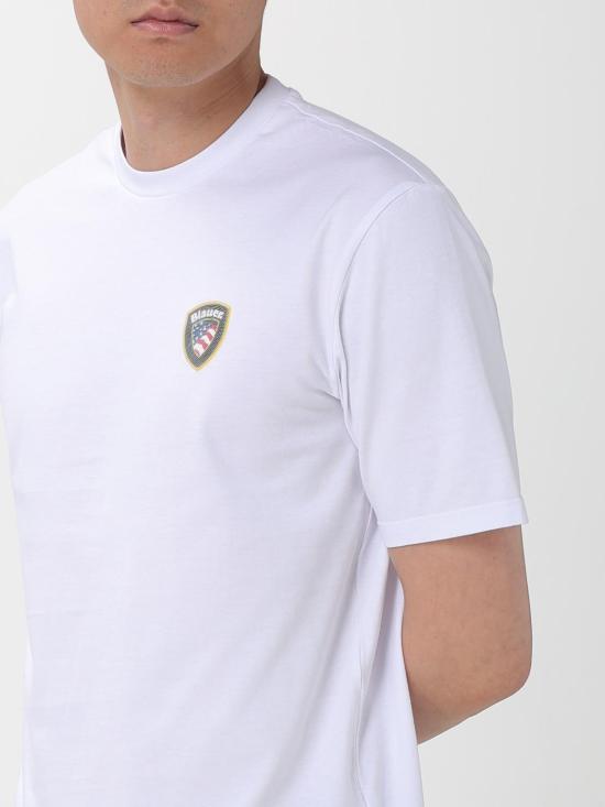 26SS 블라우어 반팔 티셔츠 26SBLUH02284007480 100 White - BLAUER